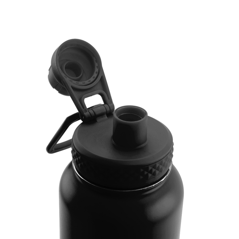 32/40oz Water Bottle Sling | Black - Leak-Proof, BPA Free