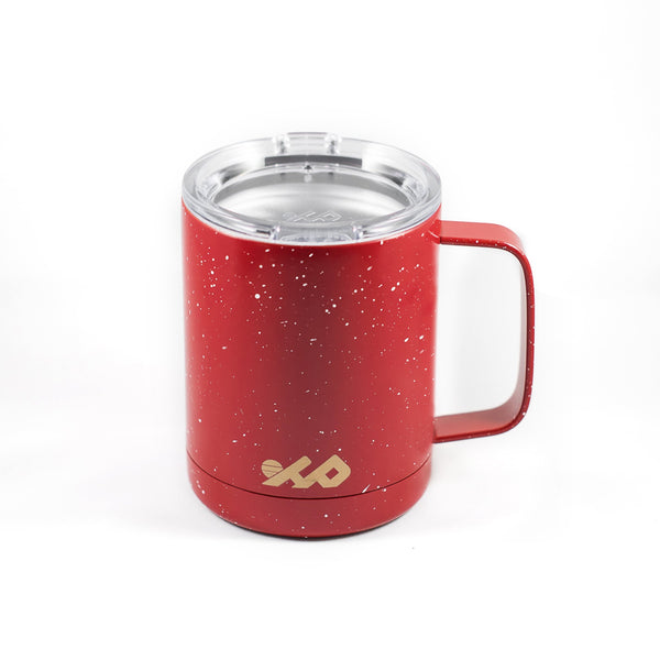 12 oz Insulated Camping Mug (Vintage Red)