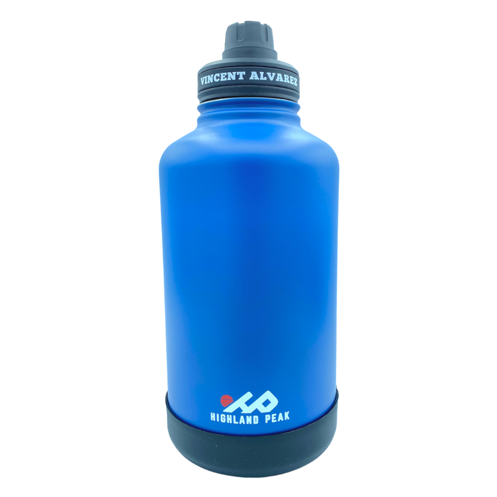 Vincent Alvarez - Blue 64 oz Bottle – Highland Peak Co.