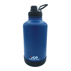 Premium Photo  Cold water in a plastic bottle with a blue cap on
